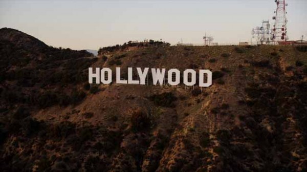 Hollywood Sign Stock Footage