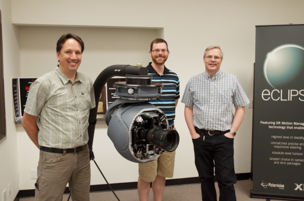 From left to right - Marcel Verner, Brian  Perry and Mike Lewis CTO of PV Labs