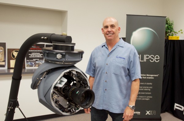 Tom Hallman Pictorvision President with the Mini-Eclipse